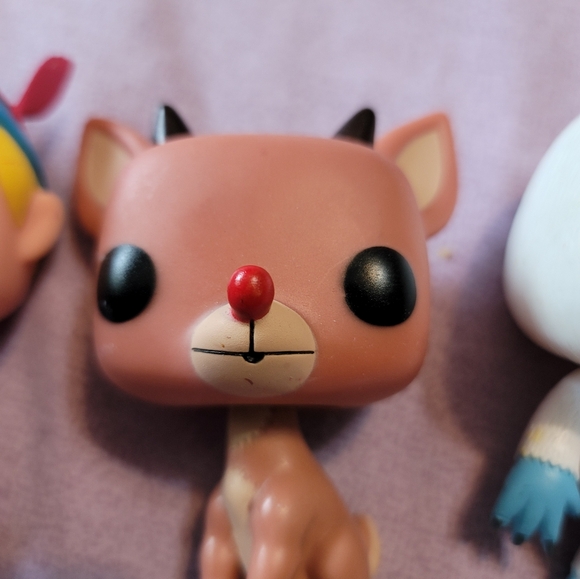 Rudolph Red Nose Reindeer Funko Pop set of 4 characters - Picture 4 of 7